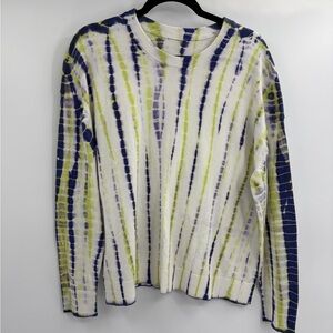 Lululemon Womens Tie Dye Crew Neck Sweatshirt Pullover Sweater Cotton Cashmere 8